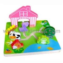 Wooden 3D Puzzle of Farm (81282)